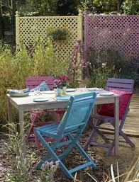 Cheer Up Your Garden Painted Garden Furniture Garden Furniture Painted Outdoor Furniture