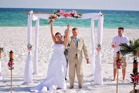 Because beach weddings are more casual than traditional church weddings, you can do some really unique things with decorations, food, and themes to make your. Destin Beach Weddings Florida Beach Wedding Packages