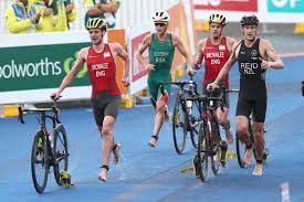 Two men and two women. World Triathlon To Not Restart Olympic Qualification Until March 2021