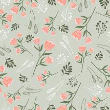 I recently shared the pattern with yellow flowers in projectcomment on deviantart, and someone suggested that i should try a version with darker, softer greens. Vintage Seamless Floral Pattern Fabric Design With Simple Flowers 2011054 Vector Art At Vecteezy