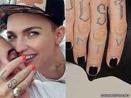 Orange is the new black. Ruby Rose S 48 Tattoos Meanings Steal Her Style