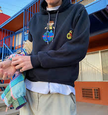 Art Animal Crossing Embroidered Hoodie Streetwear Fashion Apparel Cloth Clothe Clothing Fashion Embroidered Hoodie Street Wear