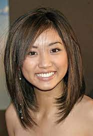 Medium Haircuts For Women With Round Faces Medium Bob Hairstyles Beat Long Straight Hairstyles Hair Styles Medium Length Hair Styles Long Bob Hairstyles