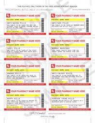 Sign, fax and printable from pc, ipad, tablet or mobile with pdffiller ✔ instantly. Prescription Bottle Label Template Addictionary