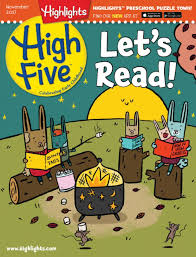 Highlights High Five Magazine Subscription Magazines For Kids Preschool Puzzles High Five Magazine