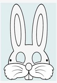 Cut the small pieces at the base of the most compact cake so that they can be adapted more easily. Rabbit Face Mask Template Clipart Easter Bunny Mask Bunny Mask Template Png Image Transparent Png Free Download On Seekpng