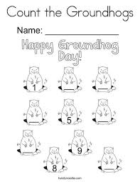 They are a lot bigger than gophers or prairie dogs, but they look … Count The Groundhogs Coloring Page Groundhog Day Groundhog Day Activities Coloring Pages