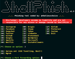Shellphish Phishing Tool For 18 Social Media Instagram Facebook Snapchat Github Twitter Hacking Books Best Hacking Tools Computer Security