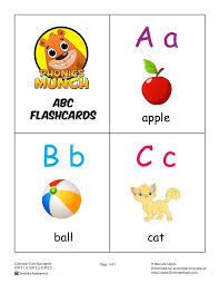 Large colorful alphabet flashcards for kindergarten & preschool! Abc Alphabet Flashcards