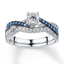 To Find The Guy Who Will Buy Me This Diamond Bridal Sets Bridesmaid Jewelry Sets Blue Diamond