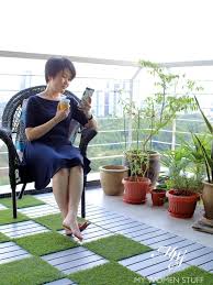 This is a great little garden for spaces that need some color. Review Ikea Runnen Decking Light Grey Artificial Grass How To Install