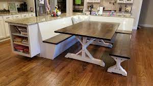 In this video, i show you exactly how we. Kitchen Island Booth Kitchen Seating Kitchen Island Booth Kitchen Island Bench