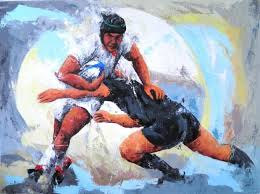 Tu n'as pas connu le monde libre du samedi soir tout était permis dans le respect hein. Finale De Coupe Du Monde De Rugby Pintura Por Jean Luc Lopez Artmajeur