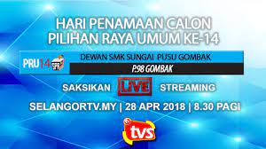 Penamaan calon pru13 p003 arautuan guru dato' dr haron din. Rakaman Penamaan Calon Pru14 Di P098 Gombak Youtube