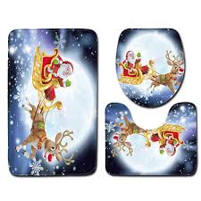 pinkpaopao 3pcs non slip bath mat