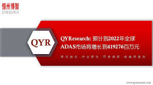 据市场调研机构恒州博智qyresearch研究表示 随着全世界汽车安全标准和汽车 电子化水平的不断提高 以及人们对驾驶安全需求的不断增长 极大地拉升了adas 自动驾驶辅助系统 市场的稳步增长 在如今社会讲究智能 安全的大背景下 汽车安 market research research