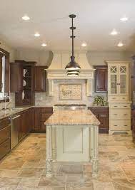 What kind of grout is used for travertine flooring? Travertine Flooring Pros Cons Why Choose Travertine Tile Flooring Travertine Kitchen Floors Backsplash With Dark Cabinets Beige Kitchen