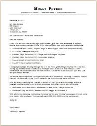 Pilot Cover Letter Sample Monster Com