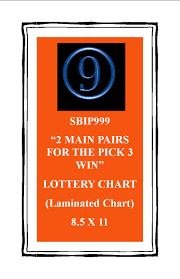 999 Two Main Pairs For The Pick 3 Win Chart 999 Lottery