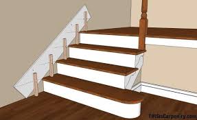 How To Scribe Skirt Board Trim For A Staircase Install A Skirt Board Without Removing Stringers Stairs Trim Baseboard Styles Diy Stairs