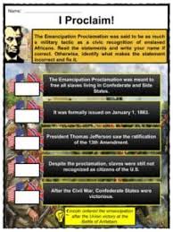 Word review spelling and vocabulary review (options for multiple keys and pages per key) crossword puzzle word search circle the correct word build words fill in the missing letter. The Emancipation Proclamation Facts Worksheets Significance For Kids