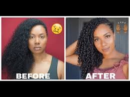 Ladies with type 3 curls have a coil through the entire length of their hair. Defined Curly Hair Routine L First Impressions Ouidad Feather Light Styling Cream Best Natural Hair Products For Curly Kinky Wavy Frizzy Coily Black Hair For African American