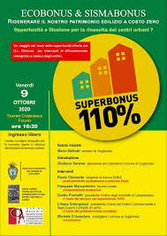 Superbonus 110%, credito d'imposta ai sensi dell'art.119 del decreto rilancio (dl n. Superbonus 110 Riqualificare Gratis Gli Immobili Incontro Pubblico Al Teatro Fulvio Primonumero