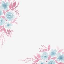 Watercolor Floral Card Border Frame Design Vector Vector And Png Floral Watercolor Floral Border Floral Cards Design
