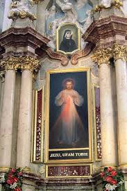 Divine Mercy Original Painting The Painting Was Moved To The Sanctuary Of Divine Mercy Vilnius Divine Mercy Image Divine Mercy Catholic Saints