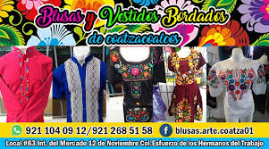 Blusas Y Vestidos Bordados En Coatzacoalcos