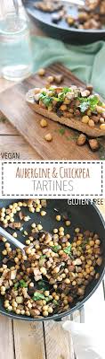 Aubergine Chickpea Tartine Open Sandwich Add Some Veg Recipe Food Recipe Maker Cheap Healthy Lunch