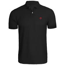 Us 19 88 Mens Knights Templar Cross Embroidery Embroidered Polo Shirts In Polo From Mens Clothing On Aliexpress