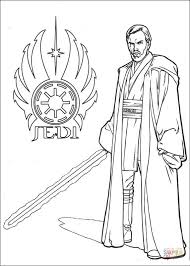 Disegno Di Obi Wan Kenobi Da Colorare Disegni Da Colorare E Stampare Gratis