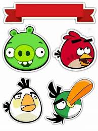 Angry Birds Free Printable Cake Toppers Angry Birds Printables Angry Birds Angry Bird Pictures
