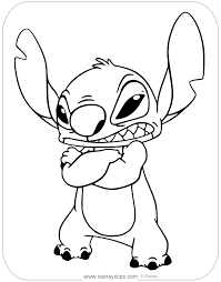This disney cartoon lilo and stitch coloring pages for individual and noncommercial use only, the copyright belongs to their respective creatures or owners. Lilo And Stitch Coloring Pages Disneyclips Com