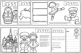 Russia a page on russia's flag plus a quiz and coloring printout. Read Color Learn Country Coloring Pages