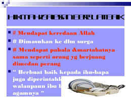 Sering kita terdengar ayat sebegitu tetapi kita tidak yakin akan kelebihan berbuat baik kepada ibu bapa. Berbakti Kpd Ibu Bapa