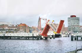 Kiel institute for the world economy. Foldable Bridge In Kiel Kiel 1997 Structurae