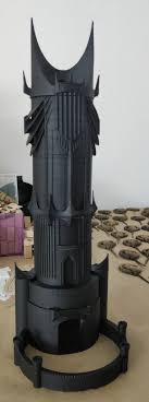 Barad Dur Dice Tower 3d Printed Board Games Sauron S Tower Role Playing Game Dice Tower Rpg Dungeons And Dragons Lord Of The Rings In 2020 Dice Tower Barad Dur Prints