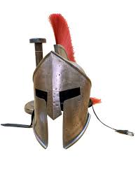 Scaletowidth 671 813 warrior drawing soldier drawing army. Annafi Medieval Helmet Greek Spartan Helmet 300 Movie King Leonidas Roman Helmet Copper Finish With Red Plume Buy Online In Isle Of Man At Isleofman Desertcart Com Productid 71090307