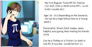 My book of OC's & Reversed OC's - 1. Patrick - My First OC I've Ever Made -  Wattpad