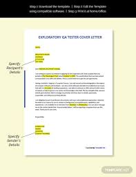 · create a new cover letter for each job application. Free Exploratory Qa Tester Cover Letter Template Google Docs Word Template Net Cover Letter Template Free Cover Letter Template Lettering