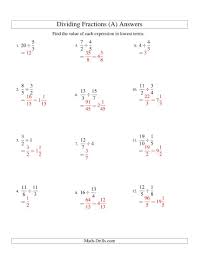 The Dividing And Simplifying Fractions With Some Whole Numbers A Math Worksheet Page 2 Simplifying Fractions Fractions Worksheets Dividing Fractions