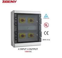 Beny IP65 5 Years Warranty 1000V 32A TUV CE UL 4 in 4 out Solar DC Isolator  Switch Box Combiner Box
