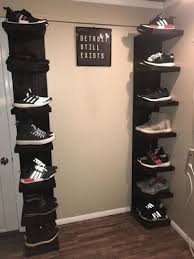 28 Modern Shoes Closet Ideas For Men Ara Home Shoes Shoestorage Shoecloset Sneakerhead Room Ikea Lack Shelves Shoe Shelves