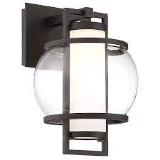 A new slant on modern lighting. Circle Led Outdoor Wall Sconce By Modern Forms At Lumens Com