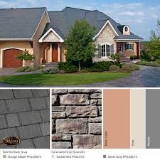 See more ideas about house colors, house color schemes, house. Gray Stone Exterior Color Schemes Davinci Roofscapes
