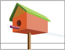 Birdhouses In 2 Point Perspective Drawing And Coloring Art Lesson How to illustrate a birdhouse in 10 simple steps. point perspective drawing