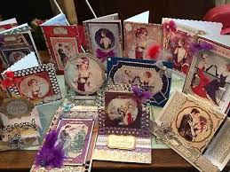 10 art deco inspired cards created with the love from lizi february 2019 card kit! Kanban Christmas Art Deco Card Making Kit 7 Toppers 6 Card 4 Inserts Feather 1 3 99 Picclick Uk