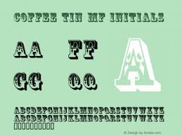 Download Coffee Tin Mf Font Family Coffee Tin Mf Uncategorized Typeface Fontke Com